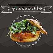 imagen para restaurante pizzadillo. Un proyecto de Diseño gráfico de victorcarba - 09.11.2015