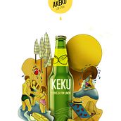 Cerveza Keku by Ana Poncela Martínez Ein Projekt aus dem Bereich Grafikdesign von Ana Poncela Martínez - 12.03.2016