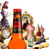 ¿Una cervecita vintage?. Un proyecto de Publicidad, Ilustración editorial e Ilustración digital de Serina Maio - 15.11.2015