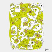 Cookies monsters. Un projet de Illustration traditionnelle de Isaac González - 17.11.2015