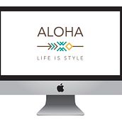 Logotipo Aloha. Br, ing, Identit, and Graphic Design project by Asier Pérez Subijana - 04.30.2015
