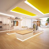 Limonero 33. Tienda de moda joven y complementos. Interior Design project by Elia Fernández Blanco - 11.18.2015