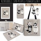 Il.lustracions per estampar a través de Redbubble. Un proyecto de Diseño, Diseño de complementos e Ilustración tradicional de redfox - 18.11.2015