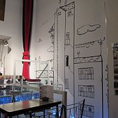 La Infinito . Ilustracion Mural.. Street Art, and Traditional illustration project by Aurora Rumí - 01.16.2017