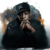 Retrato digital. Jay-Z. Proyecto personal. . % Naiara Castellanos tarafından hazırlanan Güzel sanatlar, Geleneksel illüstras, Ve on projesi - 11.20.2015