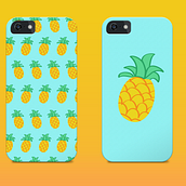 Pineapple | Pattern Design. Design, Graphic Design, and Traditional illustration project by Zeltia Garzía - 11.22.2015