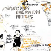 Live drawing "Els feminismes que ens fan felices". Events, and Traditional illustration project by Tonina Matamalas - 11.22.2015