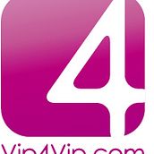 Logo Vip4Vip. Un proyecto de Br e ing e Identidad de Miryam Prieto González - 04.09.2014