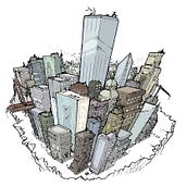 growcity. Art Direction, Traditional illustration, and Advertising project by Ignacio García Lázaro - 05.20.2013