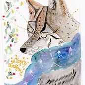 WILD CHRISTMAS. Traditional illustration project by Fiona Briand - 10.02.2017