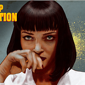 Mia Wallace. Een project van Kalligrafie y Traditionele illustratie van Laura - 28.11.2015