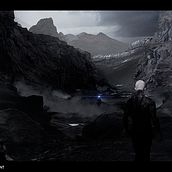 Mi Proyecto del curso Matte Painting: ALIEN COVENANT. Film, Art Direction, and Design project by David Rodríguez - 11.30.2015