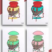 Eat your own insanity | comete tu propia locura | ilustración y marca. Traditional illustration project by Saúl Arribas Miguel - 12.01.2015