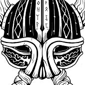 Diseño para aplicación textil. Valhalla. Un projet de Design graphique, Illustration traditionnelle, T , et pographie de Javier Usobiaga Martínez - 03.12.2015
