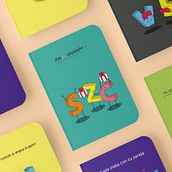 Libretas Didácticas Bililico. Product Design, Graphic Design, and Traditional illustration project by Paula Vidal Tamarit - 06.19.2014