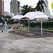 Sistema de guardería y estacionamiento de bicicletas en la Ciudad de Buenos Aires.- Parking urban bikes.. Industrial Design project by Alexis Fisch - 12.07.2015