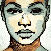 "La negra". Fine Arts, Comic, Traditional illustration, and Painting project by Fernando Fraga - 12.08.2015