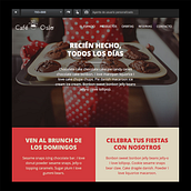 Café Oslo. Una página web responsive. Un proyecto de Diseño Web, Desarrollo Web y Diseño gráfico de pilarbeltran03 - 12.07.2016