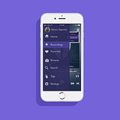 Hone - App UI. Graphic Design, and UX / UI project by Gastón "Sasu" Zagursky - 12.09.2015