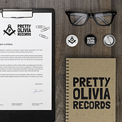 Pretty Olivia Records. Un projet de Design graphique de Ana Pérez Sempere - 10.12.2015