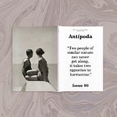 Antípoda — Issue 0. Un progetto di Direzione artistica, Design editoriale e Graphic design di Eli García - 13.12.2015