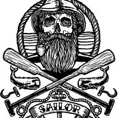 Sailor Skull. Traditional illustration project by Óscar Postigo - 12.13.2015