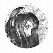 Lady. Traditional illustration project by César Marcén Arrieta - 12.14.2015