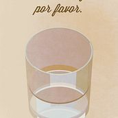 Cartel "Un vaso de agua". Projekt z dziedziny Projektowanie graficzne użytkownika David González Gallego - 14.12.2015