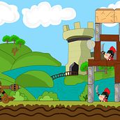 Juego Medieval Attack. Un proyecto de Diseño de juegos de Manuel Luna - 15.12.2015
