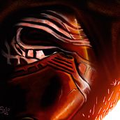 Kylo ren. Traditional illustration project by Franklin W Casa Romero - 12.15.2015