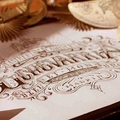 Lettering Echevarria. Design, T, and pograph project by Jorge Perez Miceli - 12.19.2015