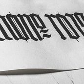 Mi Proyecto del curso: Caligrafía con góticas potentes. Calligraph project by Mario Rodríguez Miguel - 12.20.2015