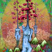 Mother Nature. Projekt z dziedziny Craft,  Sztuki piękne, Design, Trad, c, jna ilustracja,  Malarstwo i Sitodruk użytkownika Susana MLeón - 21.02.2015