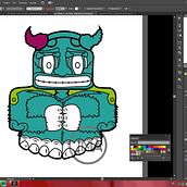 Proceso creativo - Photoshop e Illustraitor. . Character Design, and Traditional illustration project by Julian Martin Avellaneda - 12.30.2015