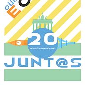 Cartel ganador 20º Aniversario Escuela Oficial de Idiomas de Güímar . Graphic Design project by Samuel Mora Padilla - 04.30.2015