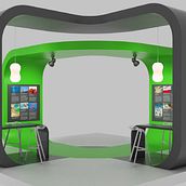 Diseño de Stands. 3D, Interior Architecture, Br, ing, Identit, and Advertising project by Ivan S - 12.02.2015