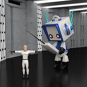 Proyecto: Robot galáctico. 3D, Cinema, e Design de videogames projeto de Aranzazu Hurtado Ruiz - 09.01.2016