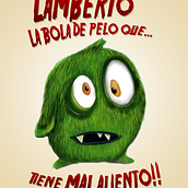 Lamberto, la bola de pelo que tiene mal aliento.. Comic, Design, Design de personagens e Ilustração tradicional projeto de Pepe Belda Parres - 03.01.2016