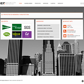 ICR-PROYECTOS.COM. Desenvolvimento Web, e UX / UI projeto de Daniel Cebrián Saceda - 03.01.2016
