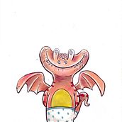Monstruos en calzoncillos. Character Design project by Lebrilope - 01.07.2016