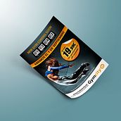 Flyer Poster Gymcity. Een project van Grafisch ontwerp van Sandra Mora Ayala - 09.01.2016