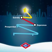 Felicitación Corporativa de Navidad de Metro. Animation, Br, ing, Identit, and Graphic Design project by David Lozano Bastida - 12.13.2015