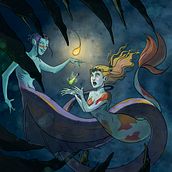 The Little Mermaid Storytale. Traditional illustration project by Carmen Medina - 12.20.2015