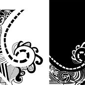 Estampados Maories. Design, Costume Design, and Traditional illustration project by Sara Borisova - 01.12.2014