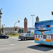 Campaña Publicitaria Autobuses de Barcelona - Casualplay. Art Direction project by Susana Dicenta Mira - 01.12.2016