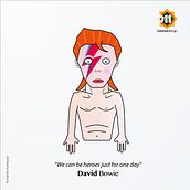 David Bowie | A.K.A | Ziggy Stardust. Design, Design de personagens, Design gráfico e Ilustração tradicional projeto de Fernando Rodríguez López de Haro - 13.01.2016