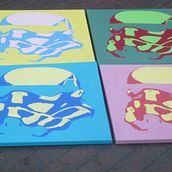 Trooper Pop-Art. Fine Arts, Film, and Painting project by Carlos Quesada Vílchez - 01.15.2016