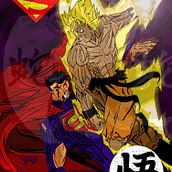 Marvel, Dc, Dragon Ball by Marck Evelyn Monroe. Un proyecto de Cómic de marck monroe - 15.01.2016