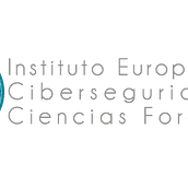 Logotipo Instituto Europeo de Ciberseguridad y Ciencias Forenses. Br, ing e Identidade, e Design gráfico projeto de Pablo Campos - 17.01.2016