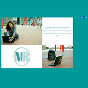 Personal Website. Design, and Marketing project by Maria Ramos - 01.17.2016